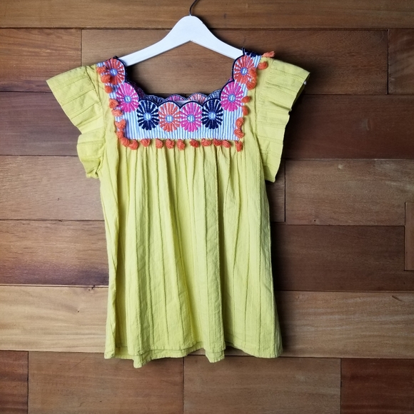 Altar'd state floral embroidered sleeveless top size S - Picture 2 of 7
